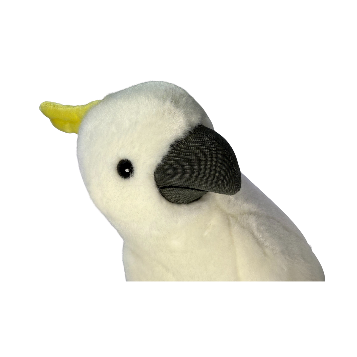 Bocchetta Hector 25cm Sulphur-Crested Cockatoo Plush Toy - White (Australian Stuffed Animal Souvenir Gift)