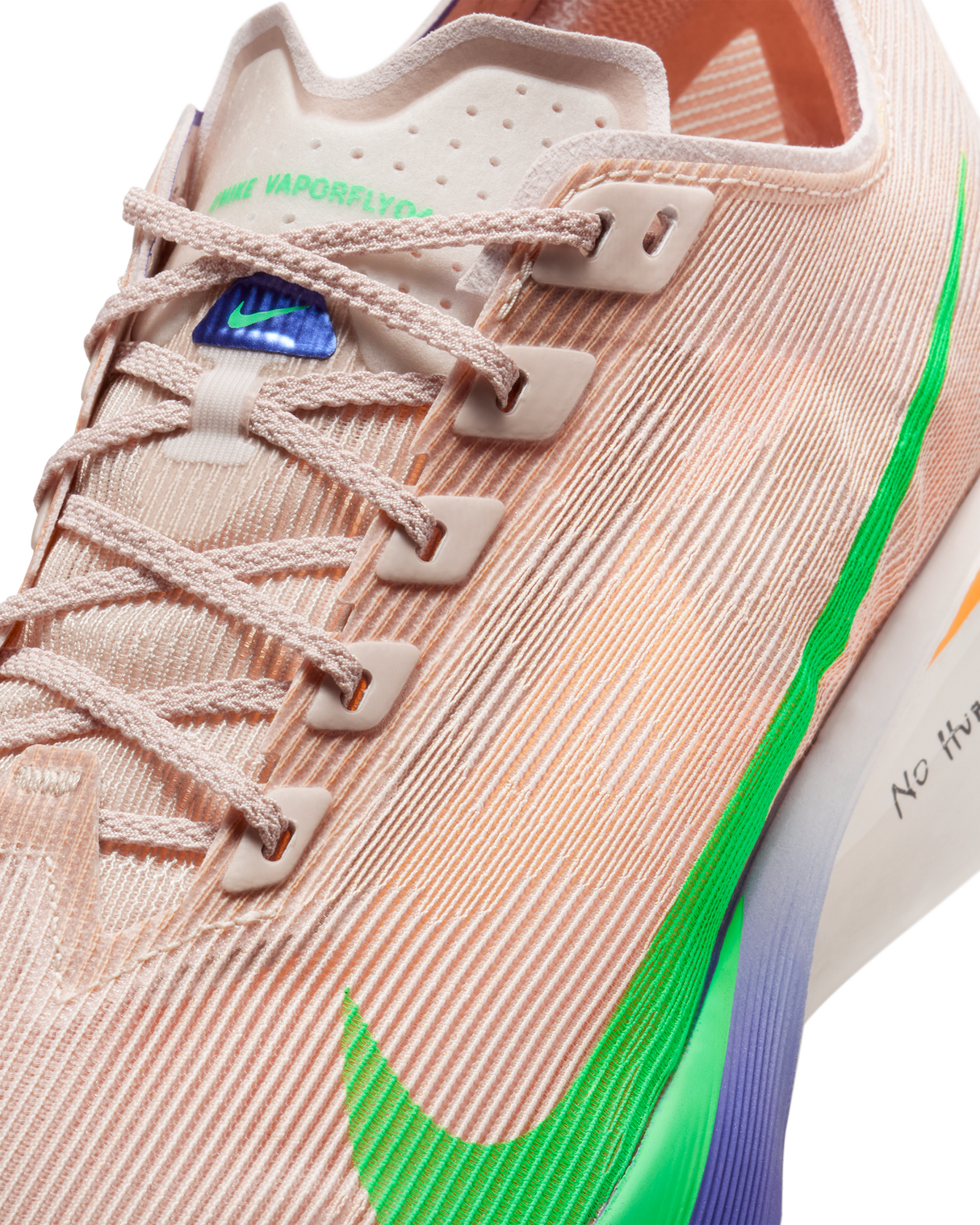 Nike Mens Vaporfly 4 EK Silt Running Shoes - Red-Green-Pink (Athletic Sneakers/Runners)