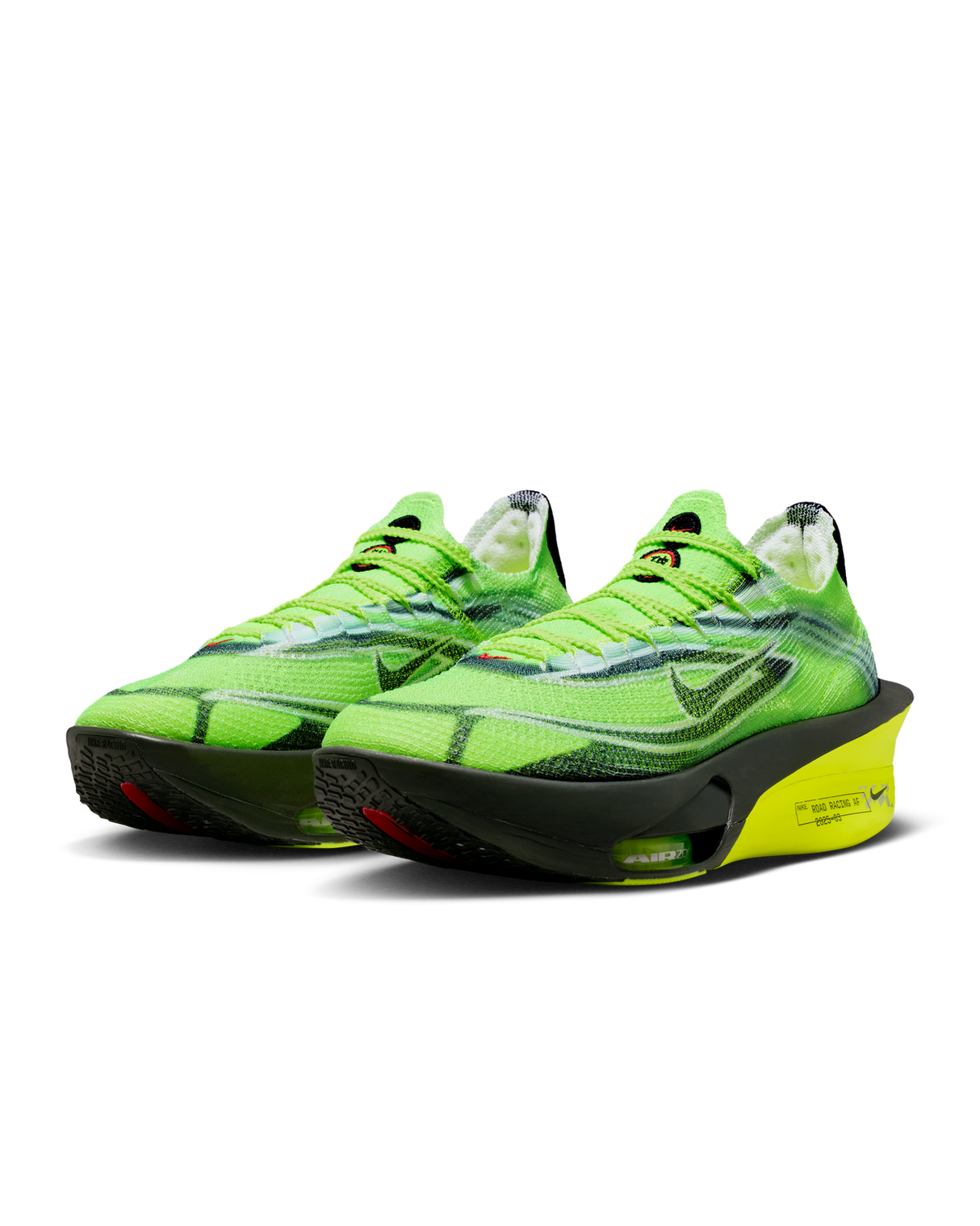 Nike Mens Alphafly 3 Road Racing Shoes - Multi-Black-Volt-White (Athletic Sneakers/Runners)