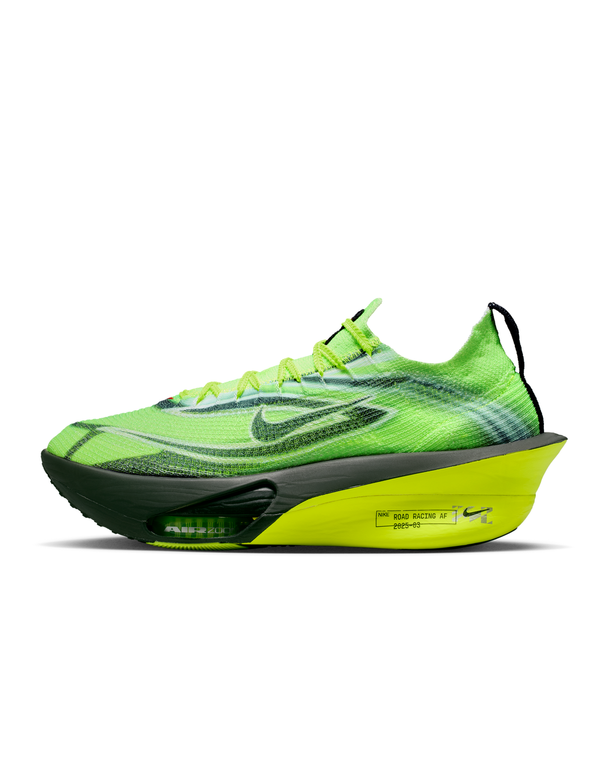 Nike Mens Alphafly 3 Road Racing Shoes - Multi-Black-Volt-White (Athletic Sneakers/Runners)