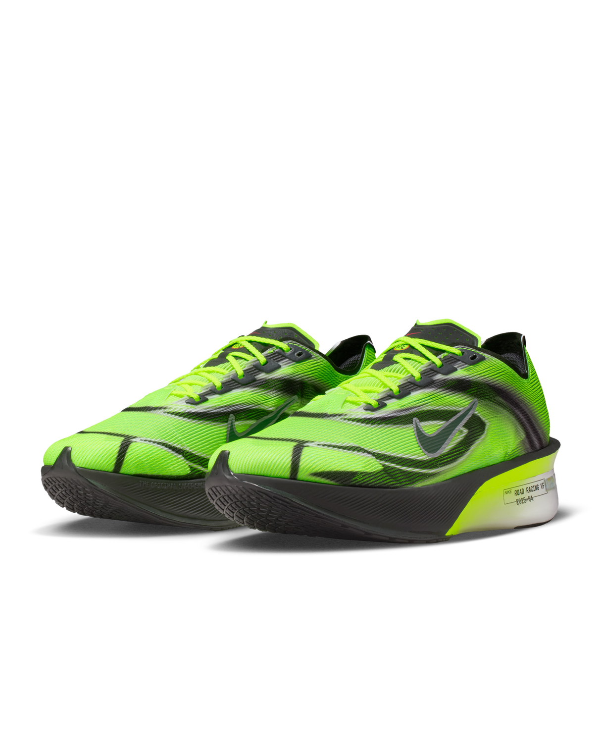 Nike Mens Vaporfly 4 Road Racing Shoes - Multi-Black-Volt-White (Athletic Sneakers/Runners)