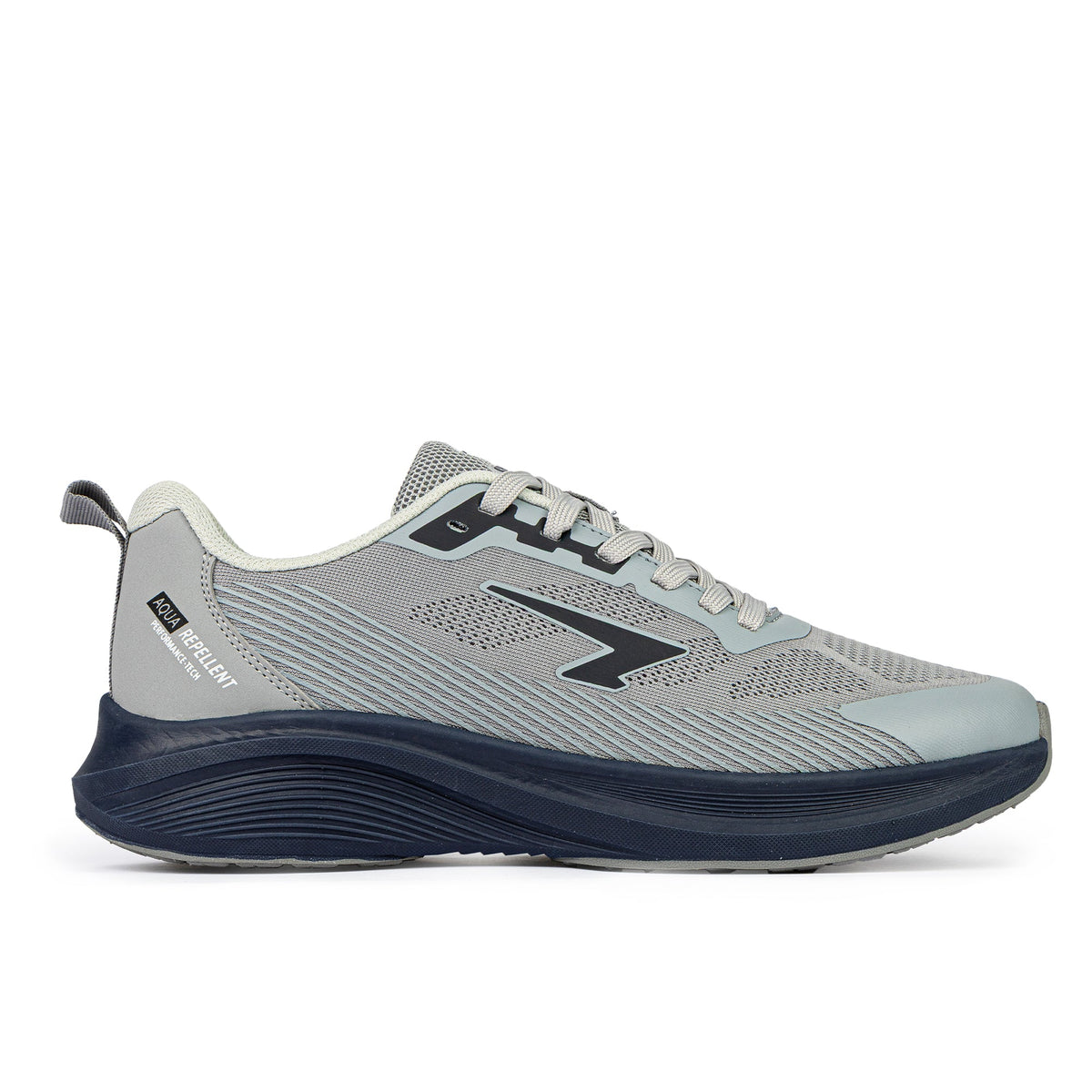 Sfida Inta Mens Runners - Storm/Navy (Running Shoes/Sneakers) - LIGHT GREY/NAVY