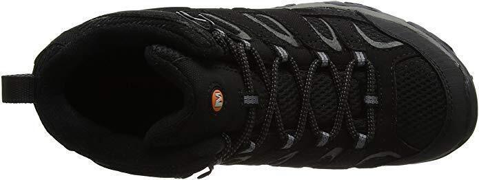 Merrell Mens Moab 2 MID Gore Tex Hiking Shoes Boots Trail Outdoor Mountain - Black