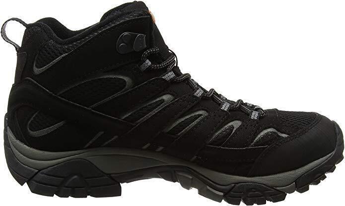 Merrell Mens Moab 2 MID Gore Tex Hiking Shoes Boots Trail Outdoor Mountain - Black