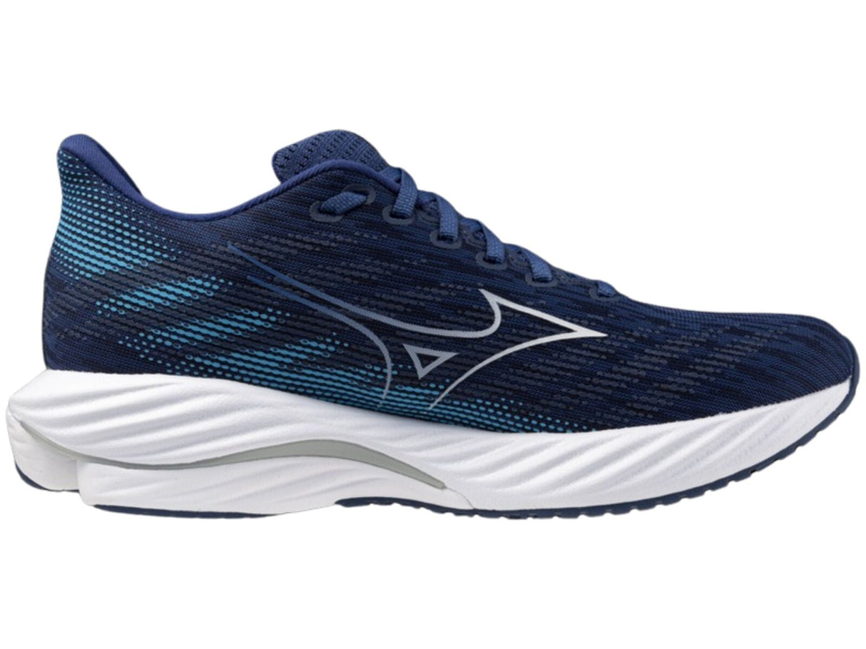 Mizuno Wave Rider 28 Mens Running Shoes Estate Blue / River Blue – US 9.5