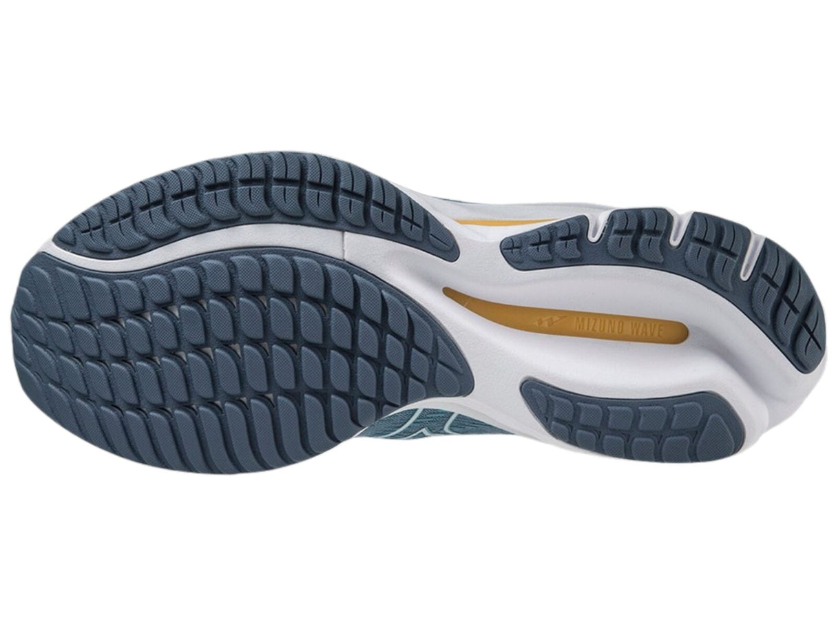 Mizuno Wave Rider 26 Womens Running Shoes Mountain Spring / White / Flax in US 10