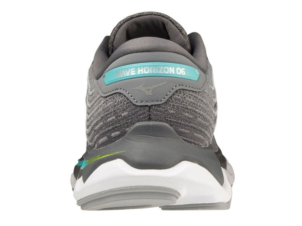 Womens Mizuno Wave Horizon 6 Ultimate Running Shoes Gray/Silver/Blue Curacao in Size 7.5