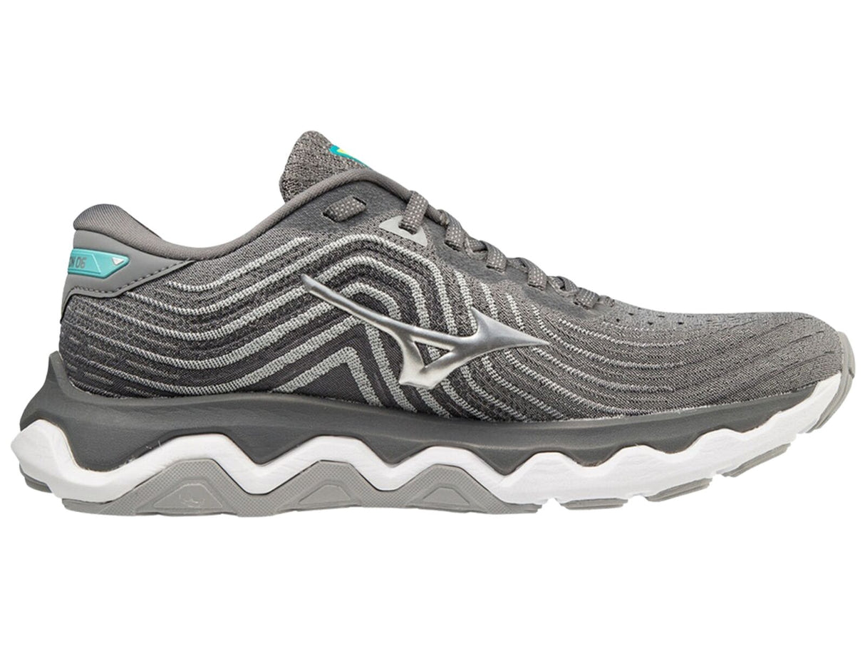 Womens Mizuno Wave Horizon 6 Ultimate Running Shoes Gray/Silver/Blue Curacao in Size 7.5