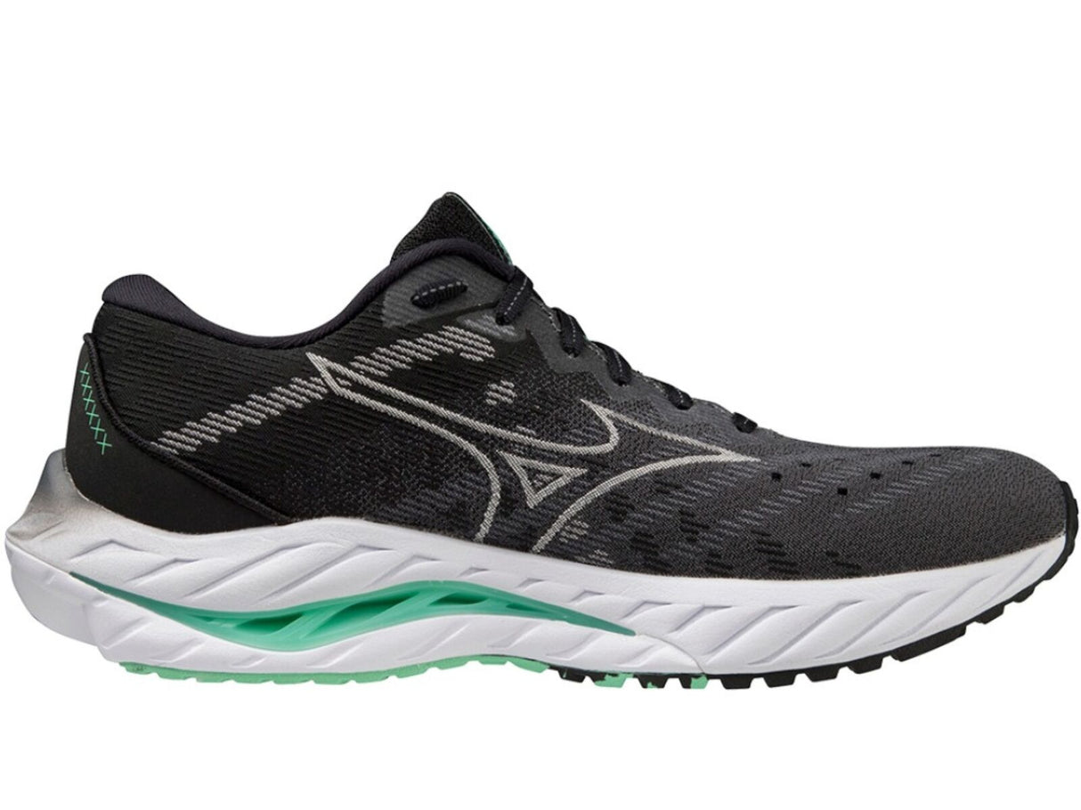 Mizuno Wave Inspire 19 Womens Running Shoes in Iron Gate Nimbus Cloud Spring Bud - Size 7.5