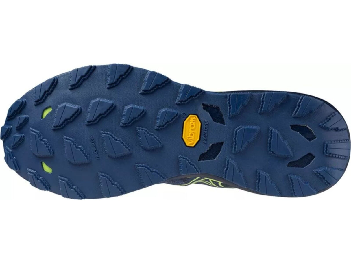 Mizuno Wave Daichi 8 Mens Trail Running Wave Shoes Blue Green – US 11