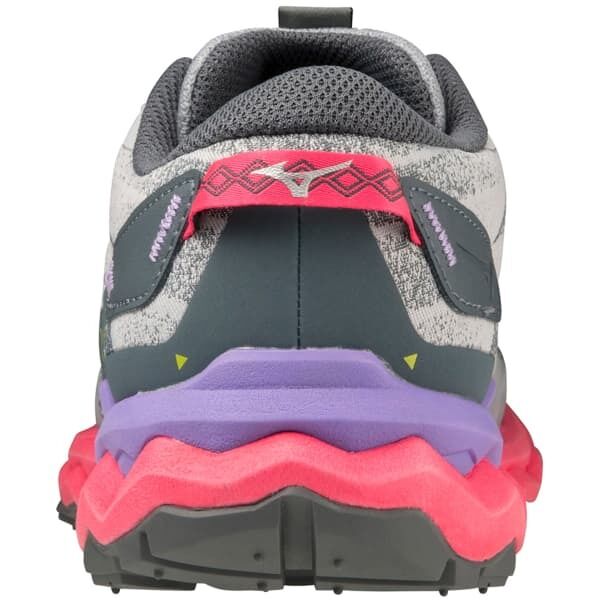 Womens Mizuno Wave Daichi 7 2023 Pearl Blue/High-Vis Pink/Purple Punch Size 7.5