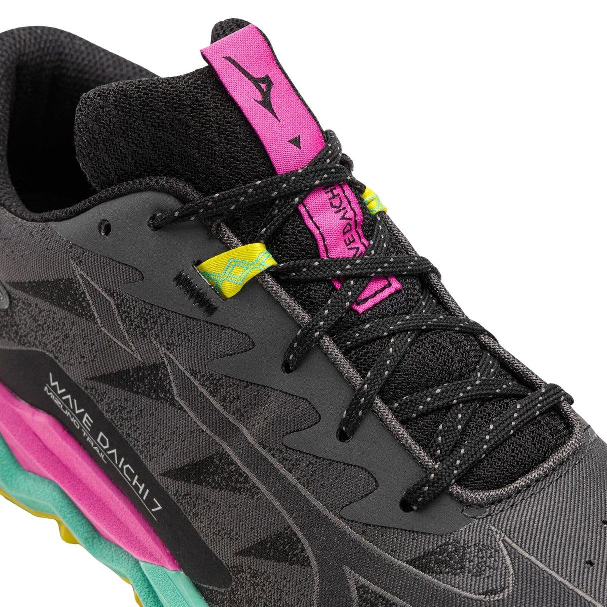 Mizuno Wave Daichi 7 Womens Trail Running Shoes Iron Gate / Fuchsia Fedora (2023), US 10