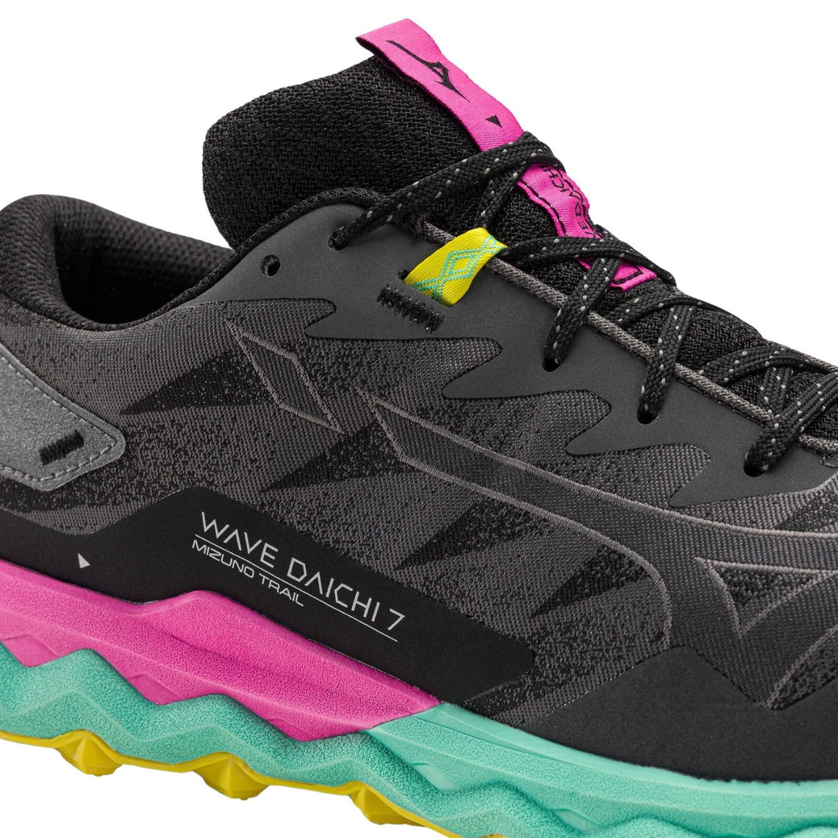 Mizuno Wave Daichi 7 Womens Trail Running Shoes Iron Gate / Fuchsia Fedora (2023), US 10