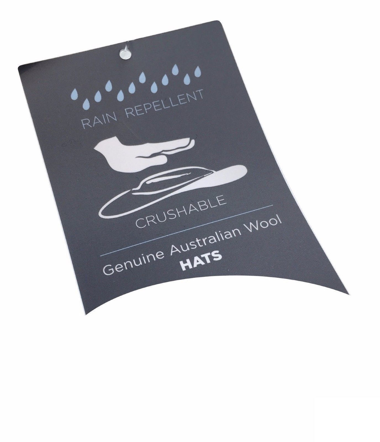 JACARU Australian Wool Hat Trilby Fedora 100% WOOL Crushable Travel Genuine 1848 - Black