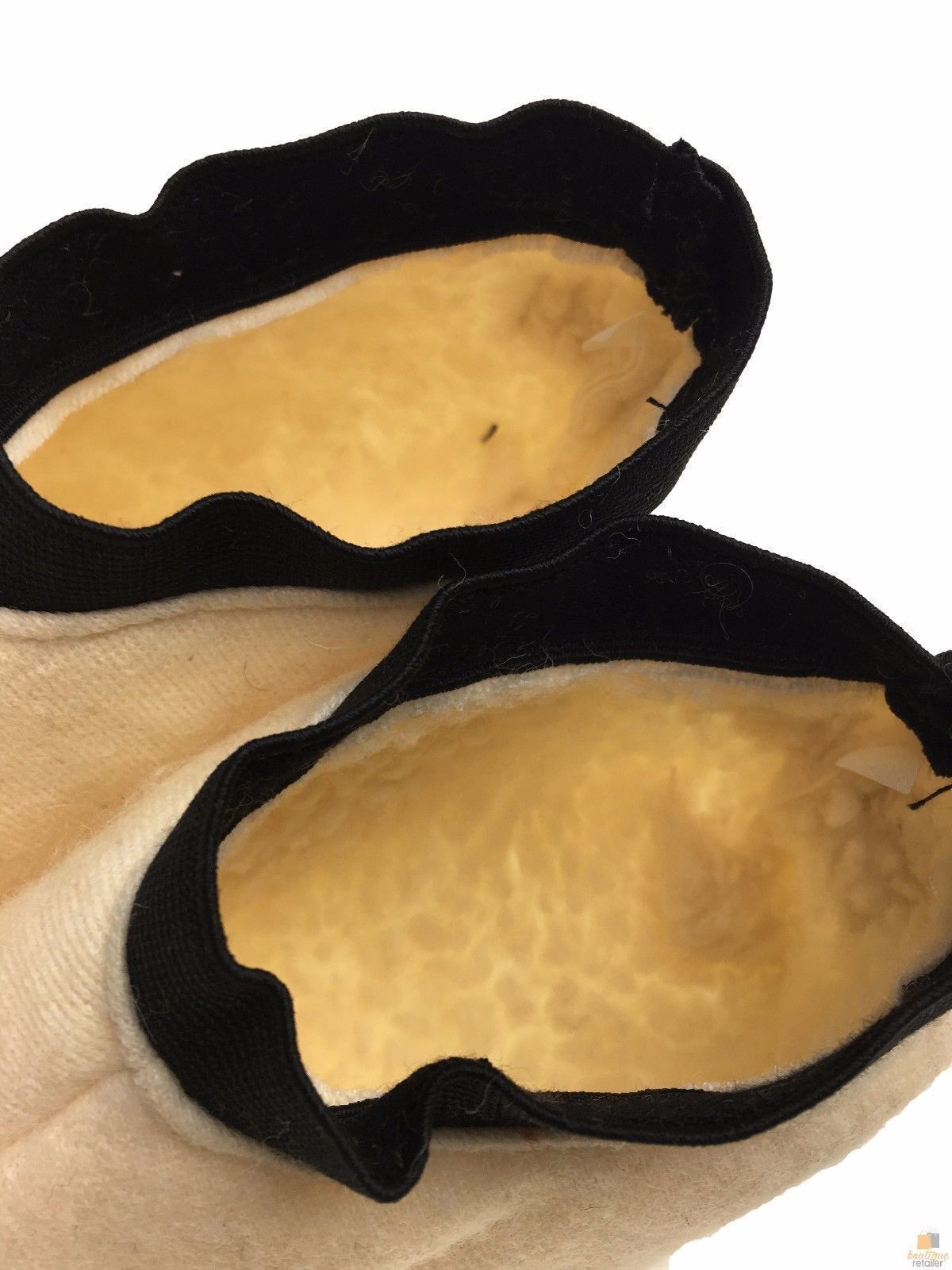 JACARU 100% Australian Sheepskin Wool Slippers - Winter Foot Warmers - Cream