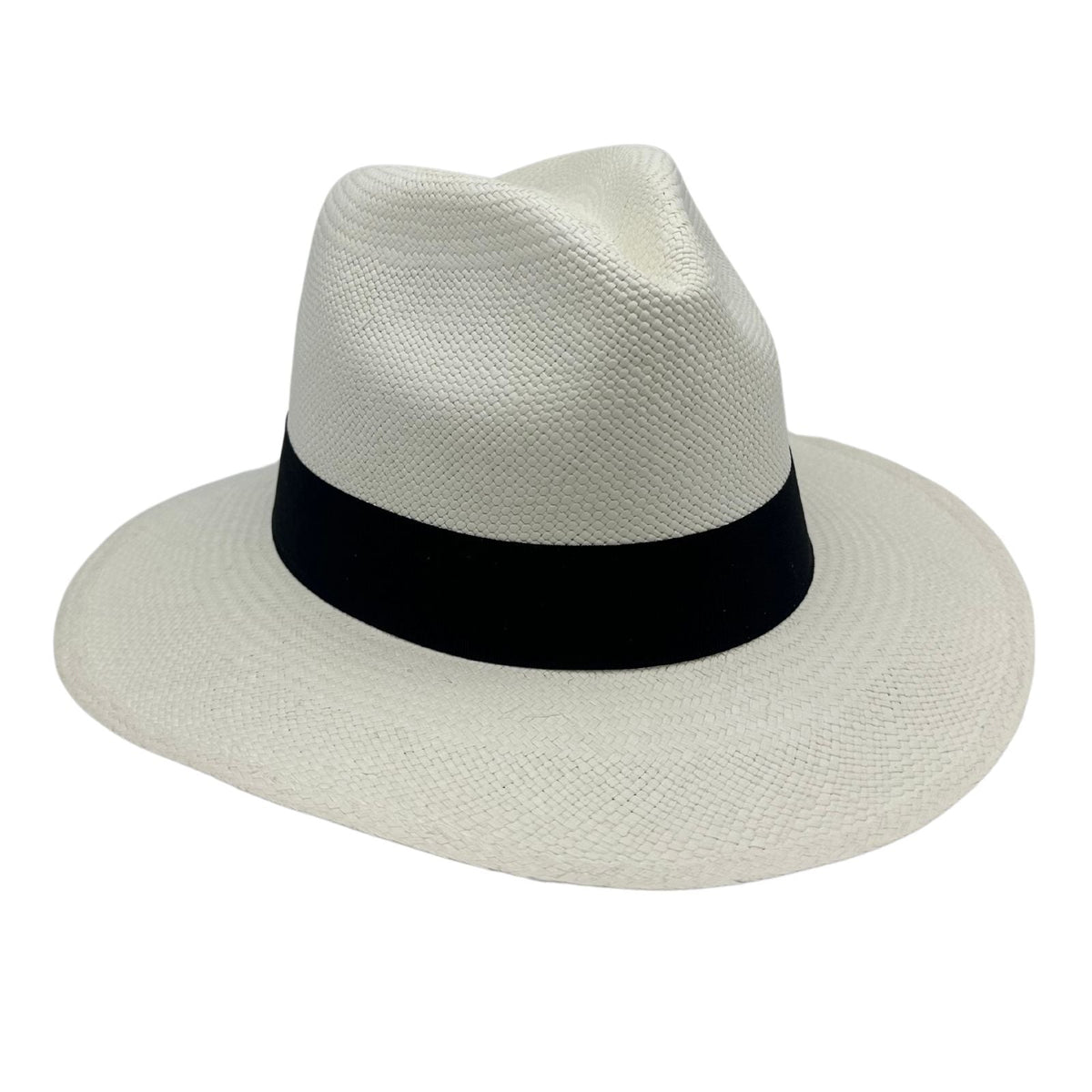 Jacaru 1812 Original Classic Straw Panama Hat - Thin Braid & UPF 30 (Made in Montecristi Ecuador)