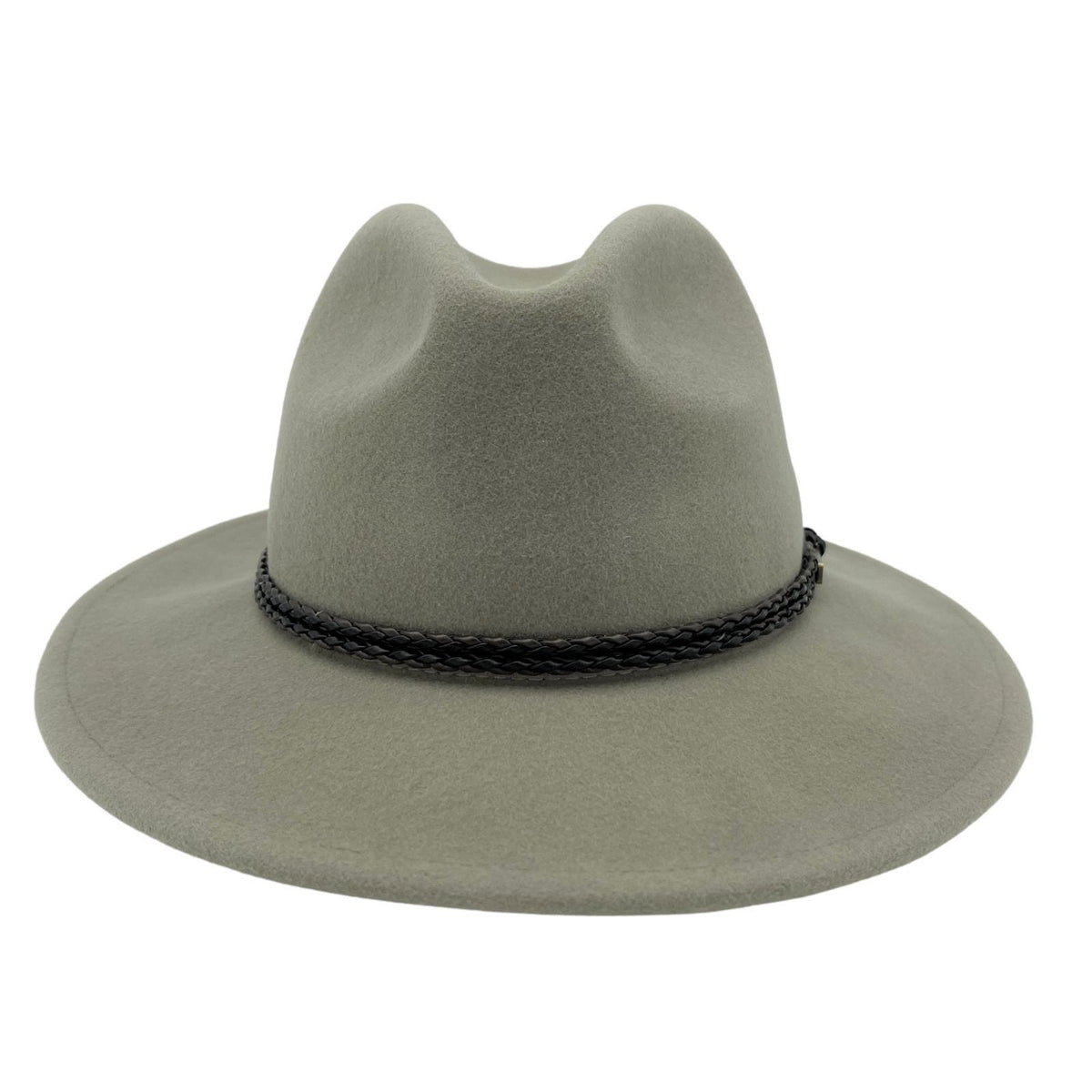Jacaru 1847C Kids Outback Fedora Australian Wool Hat - Foldable Water Resistant & UPF 50+