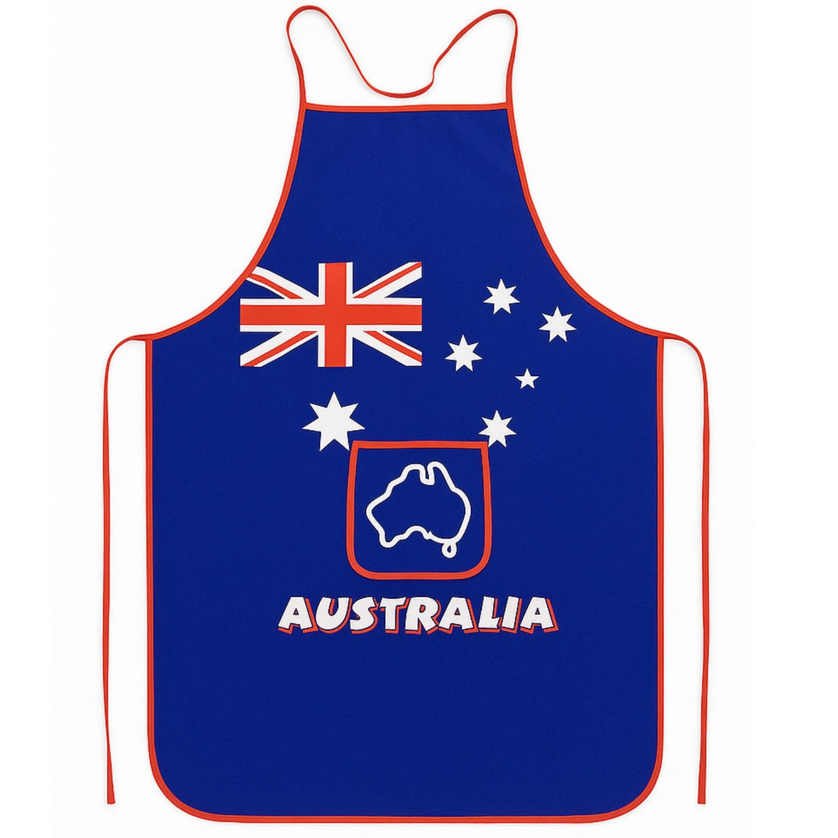 AUSTRALIA FLAG APRON Australia Day BBQ Aussie Party Costume Oven Chef Souvenir
