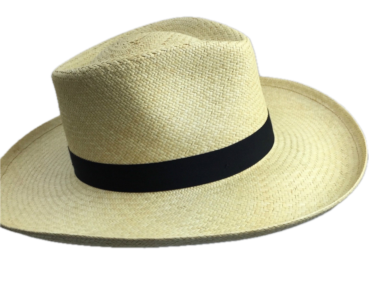 STRAW PANAMA CUENCA HAT Sun Beach Golf Cap Summer Hand Woven Made in USA K4A
