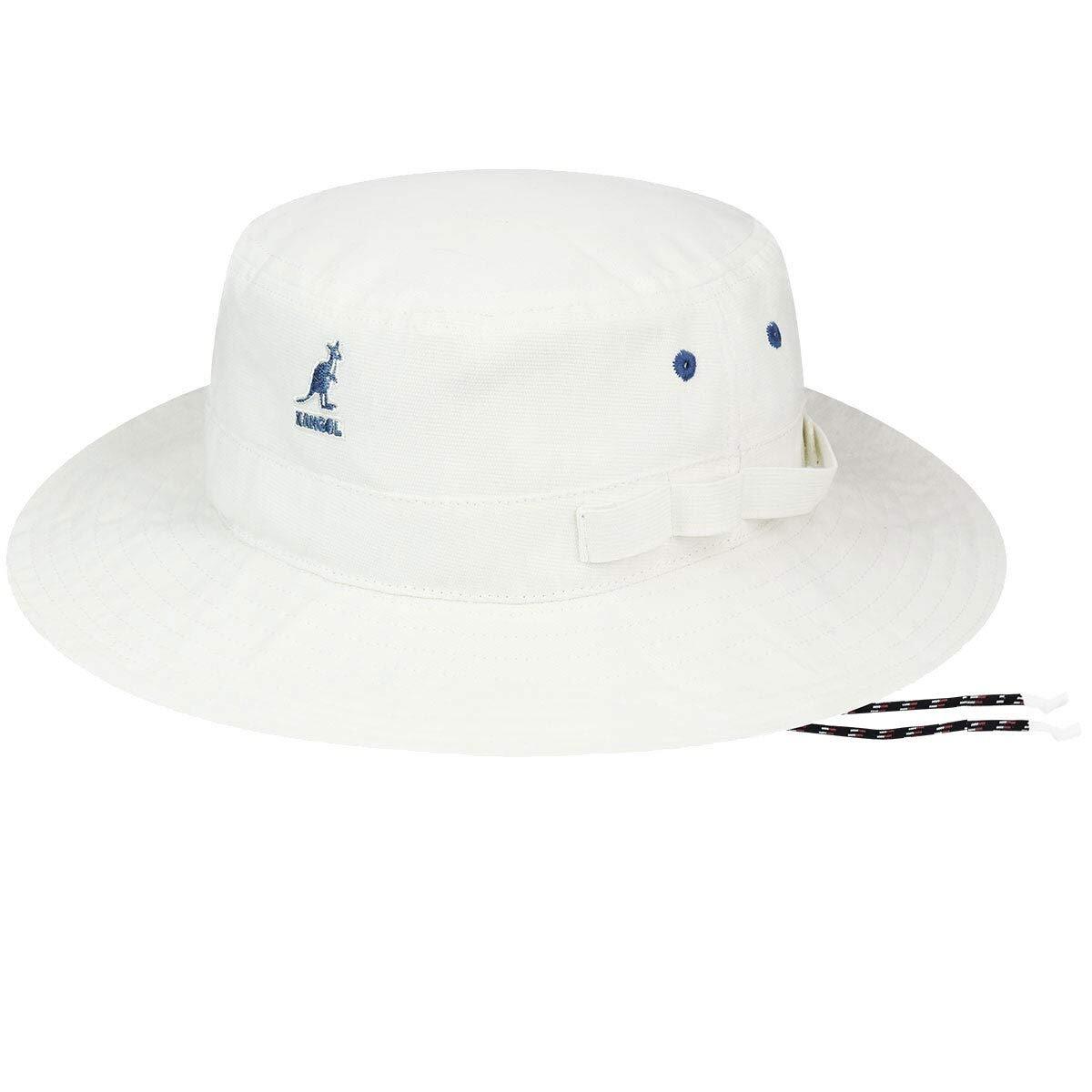 Kangol Utility Cords Jungle Hat Fishing Sun Cap Fishing Summer - Off White