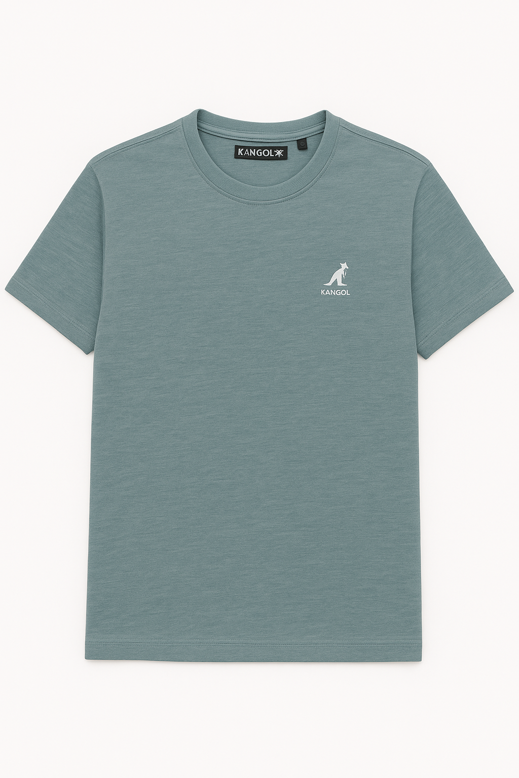 Kangol Born British Mens T Shirt Tee Top in Mineral Blue