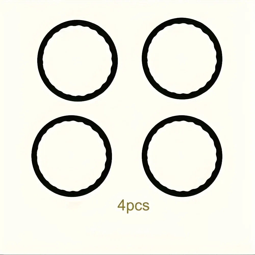Silicone Bar Stool Floor Protector Ring - Anti-Slip Chair Base Cover for 16.5–18.5in Bases (Noiseless)