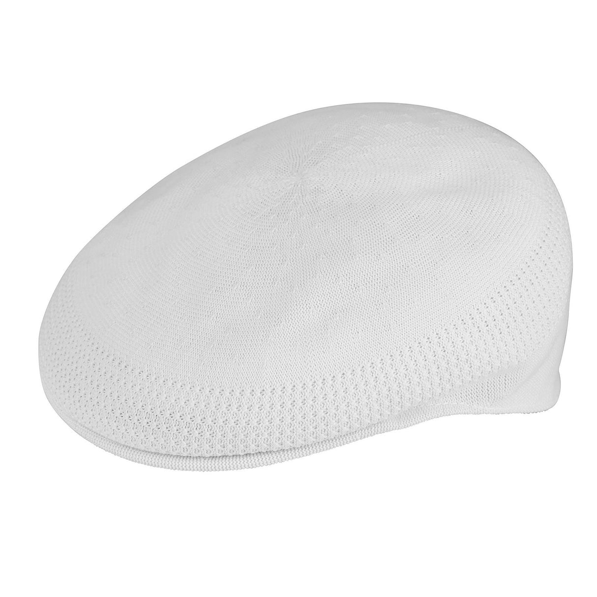KANGOL Tropic Ventair 504 Ivy Cap 0290BC Summer Flat Driving Hat in White