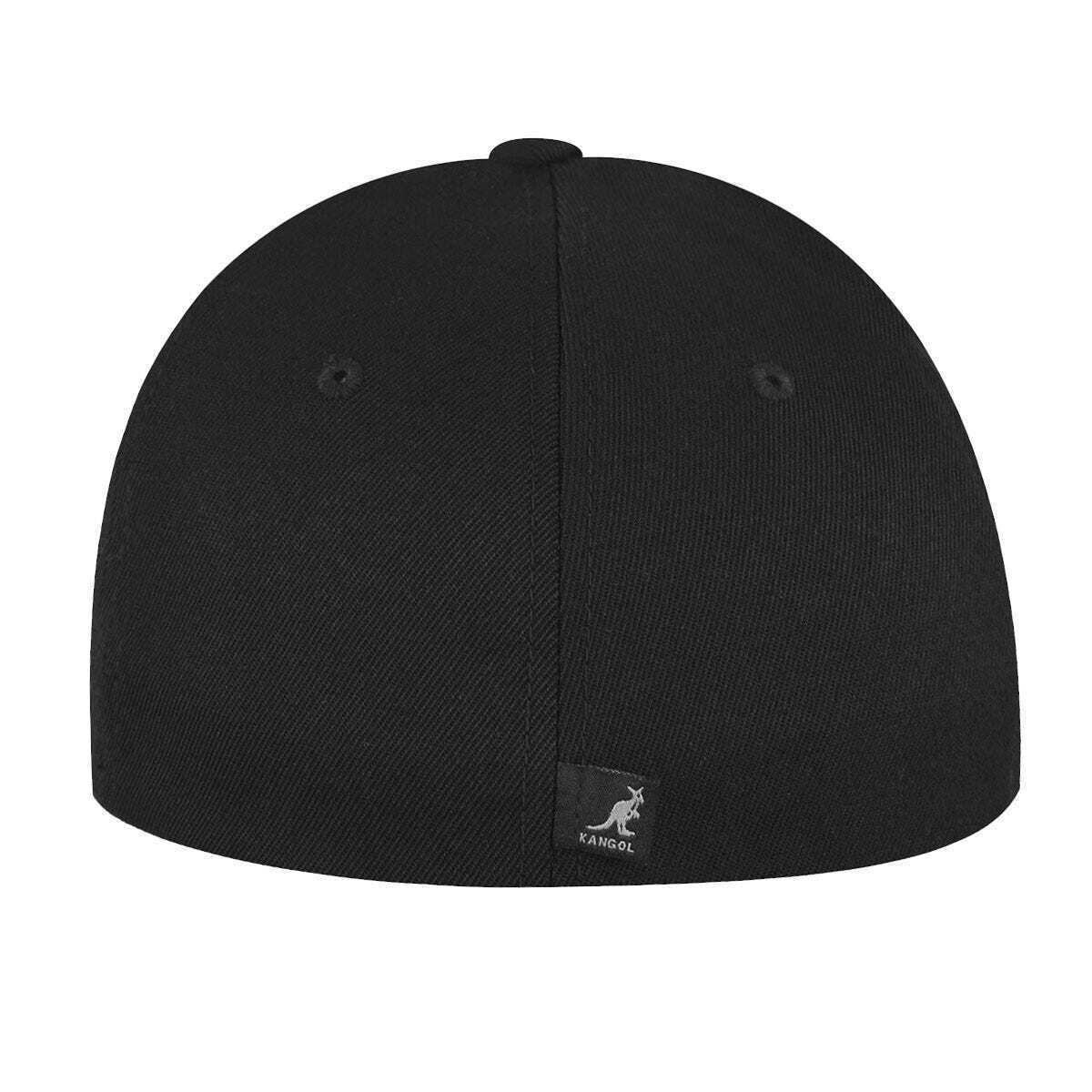 KANGOL Wool Flexfit Baseball Cap - Black (8650BC)