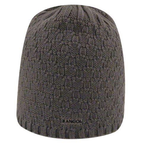 Kangol Kids Lozenge Knit Pull On 100% Cotton Warm Weather - Grey