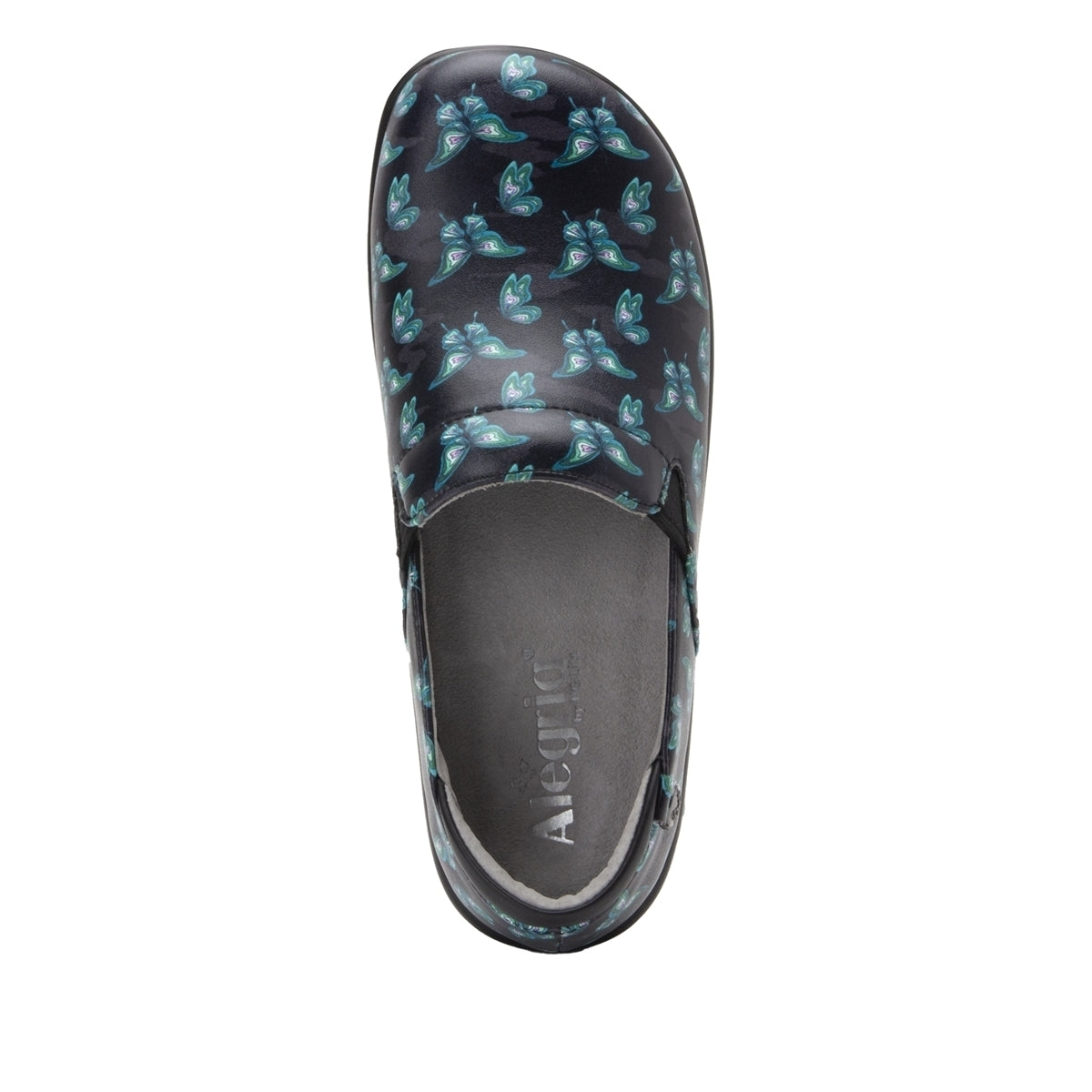 Alegria Womens Keli Professional Nursing Shoes Slip On Work Comfortable - Butterfly