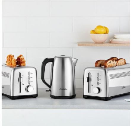 Sunbeam Aquella Stainless Steel Fast Boil Cordless Kettle - KEM1007SS