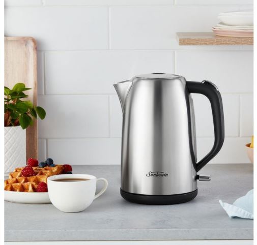Sunbeam Aquella Stainless Steel Fast Boil Cordless Kettle - KEM1007SS