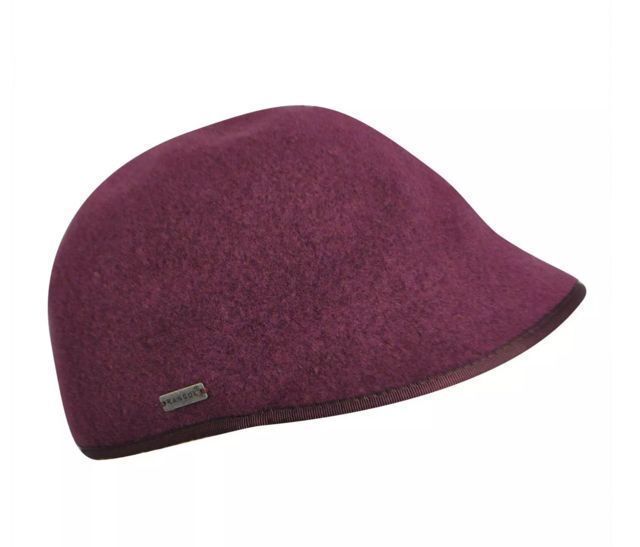 KANGOL Wool Ergo Deeto Hat Cap One Size Pull On Style Winter Warmer 6963BC - Mulberry (ML006)