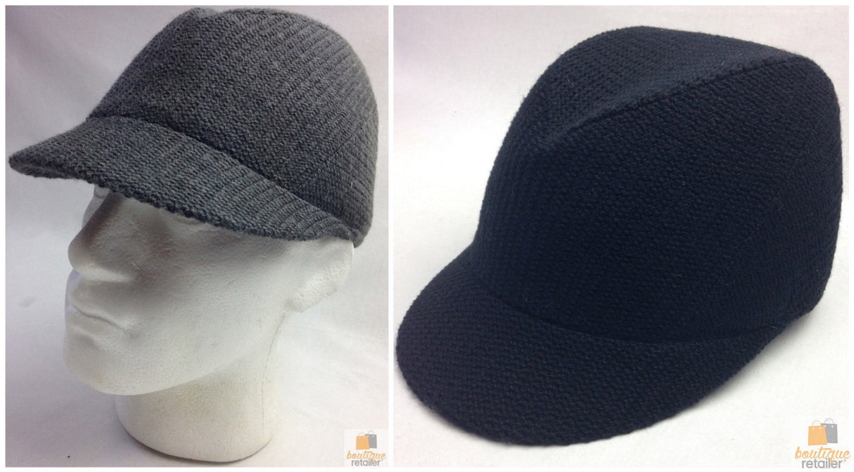 KANGOL Seed Patch Colette Hat K0714FA Military Army Cap Wool Blend - Dark Flannel