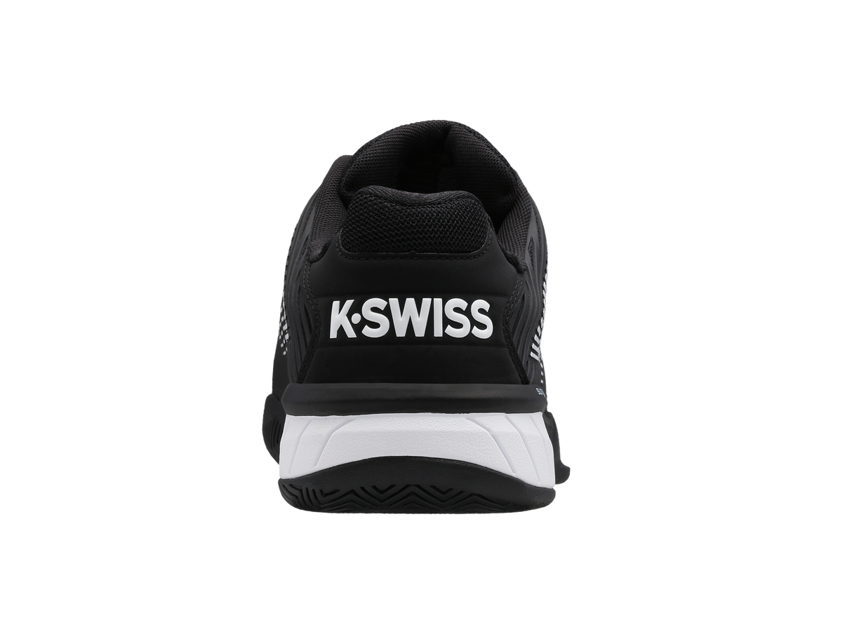 K-Swiss Mens Hypercourt Express 2 Tennis Shoes Durawrap Flex CMEVA in Black/White