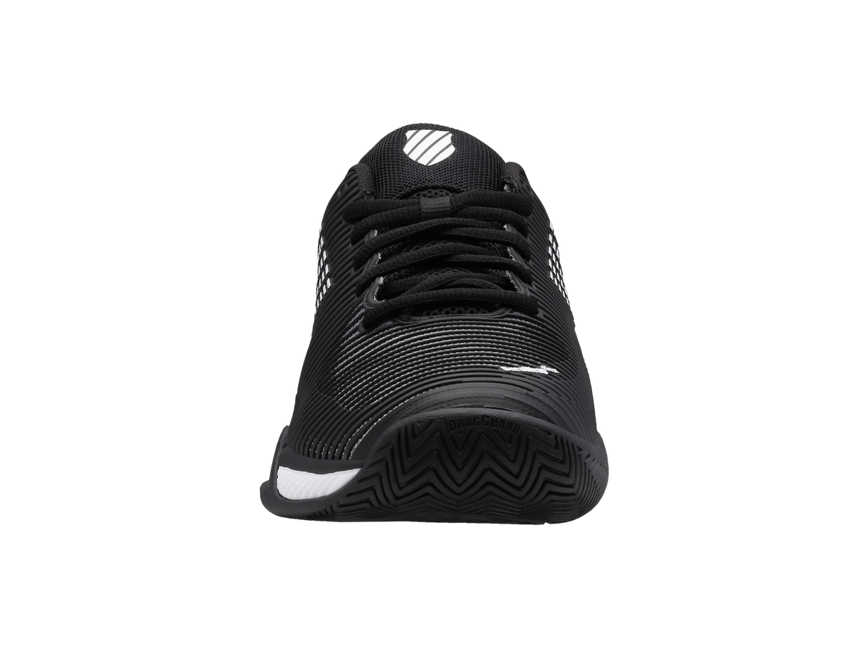 K-Swiss Mens Hypercourt Express 2 Tennis Shoes Durawrap Flex CMEVA in Black/White