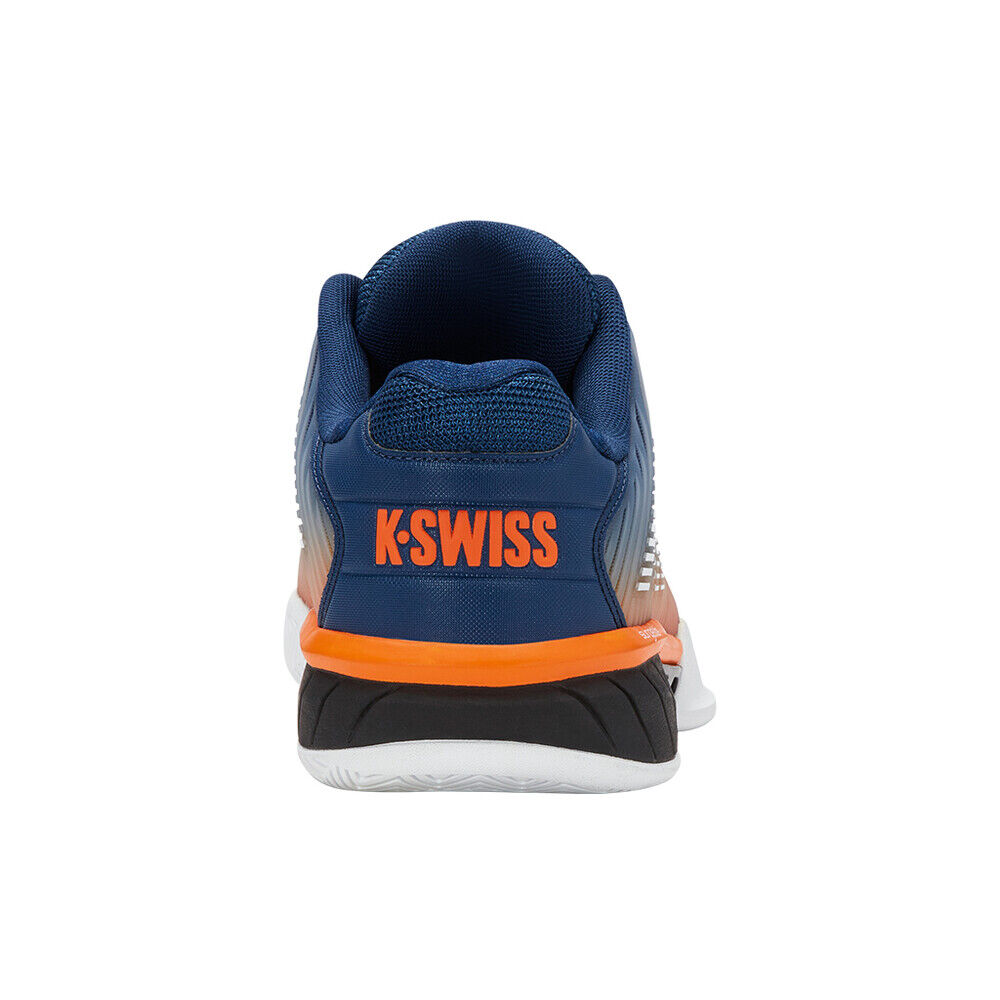 K-Swiss Mens Hypercourt Express 2 Tennis Shoes in Blue Opal/Orange