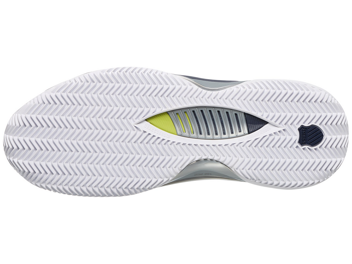 K-Swiss Hypercourt Supreme 2 Herringbone Mens Clay Tennis Shoes (Peacoat/White/Lime)