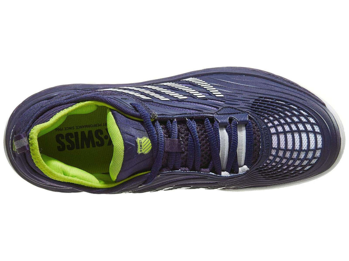 K-Swiss Hypercourt Supreme 2 Herringbone Mens Clay Tennis Shoes (Peacoat/White/Lime)
