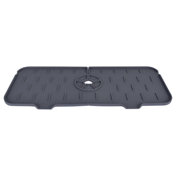 Sink Tap Faucet Drip Tray Silicone Splash Guard Kitchen Mat Catcher