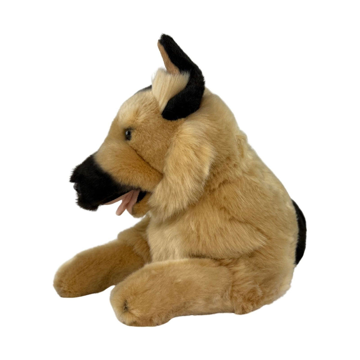 Bocchetta King 40cm Lying German Shepherd Plush Toy (Realistic Stuffed Animal Dog Gift)
