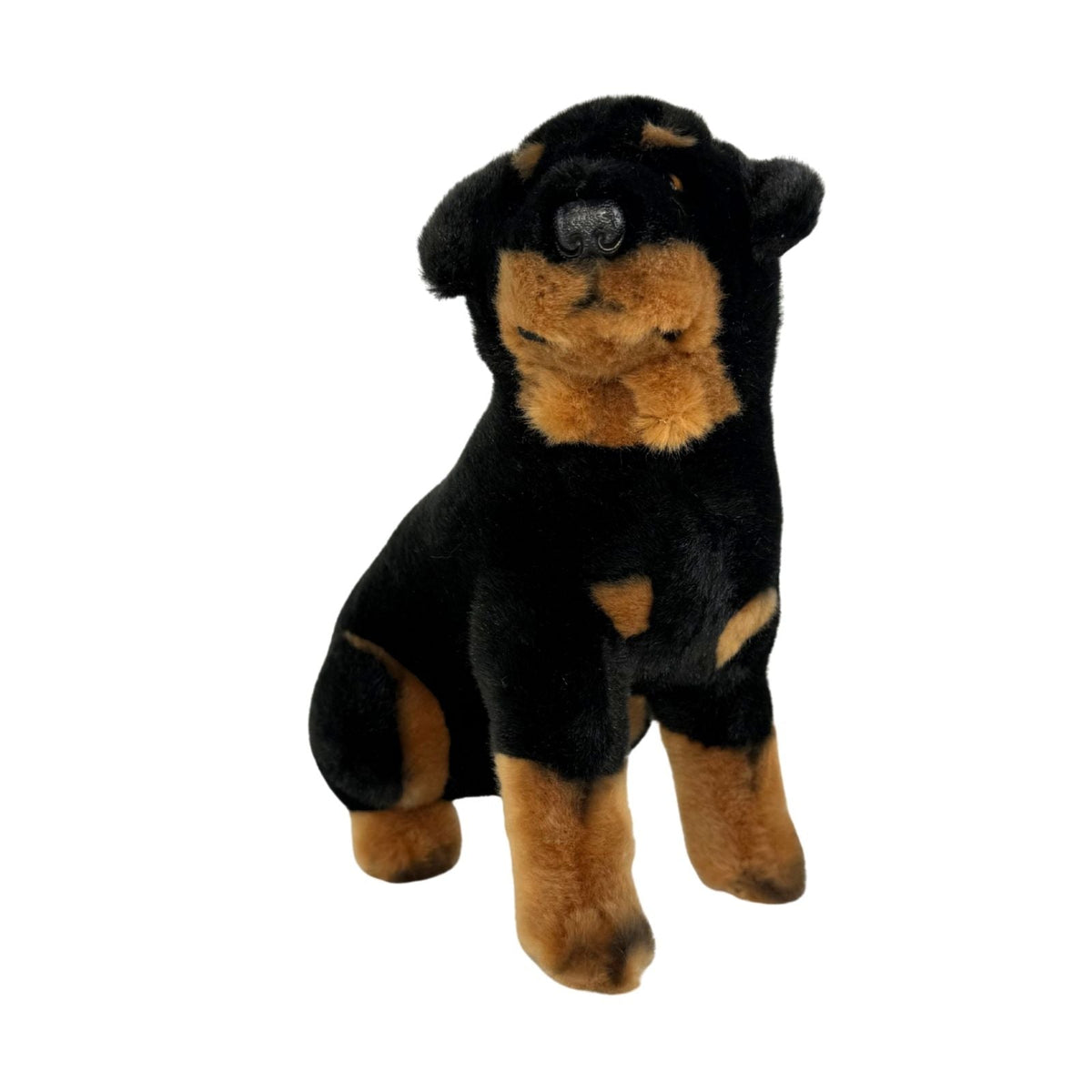 Bocchetta Koda 25cm Sitting Rottweiler Plush Toy (Realistic Stuffed Animal Dog Gift)