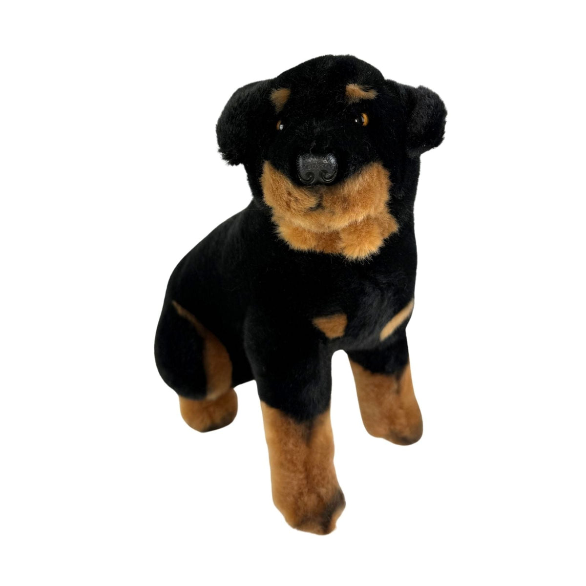 Bocchetta Koda 25cm Sitting Rottweiler Plush Toy (Realistic Stuffed Animal Dog Gift)