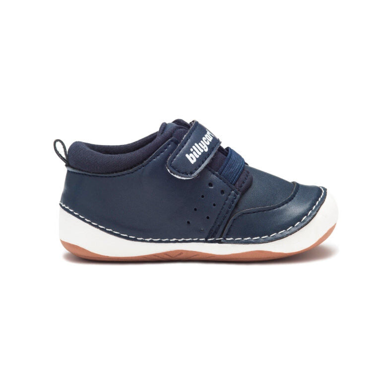 BILLYCART Barefoot Wide-Fit First Walker Sneaker Shoes Riley in Navy Blue
