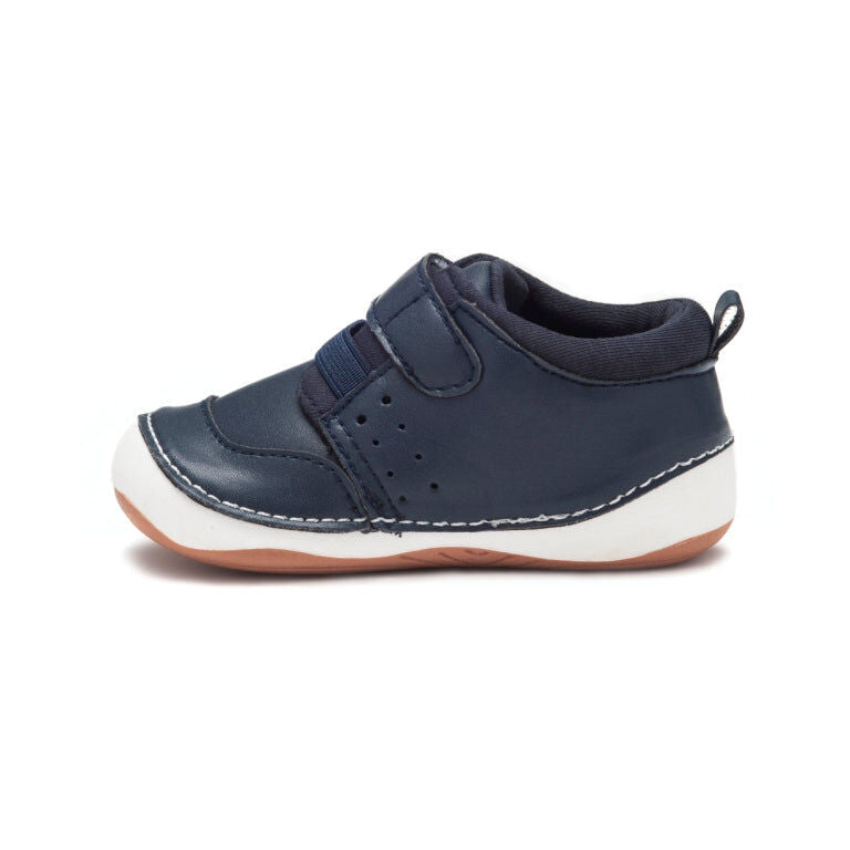 BILLYCART Barefoot Wide-Fit First Walker Sneaker Shoes Riley in Navy Blue