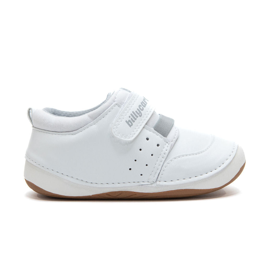 BILLYCART Barefoot Wide-Fit First Walker Shoes Brooklyn 2.0 in White
