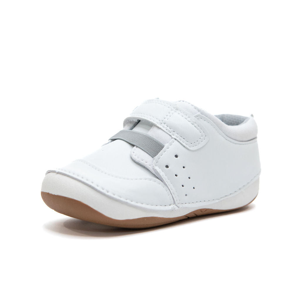 BILLYCART Barefoot Wide-Fit First Walker Shoes Brooklyn 2.0 in White
