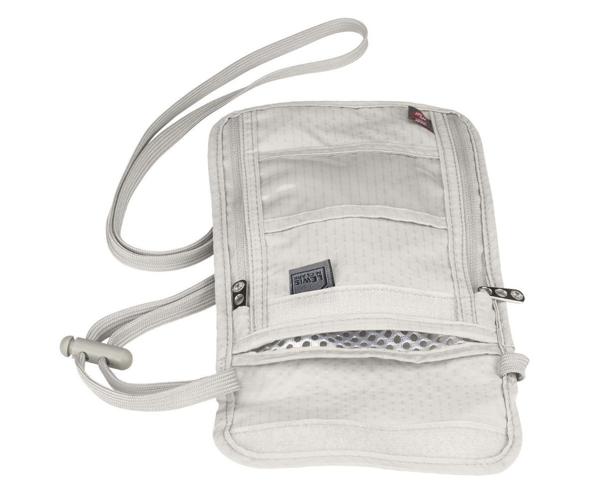 Lewis N. Clark RFID Blocking Travel Neck Wallet Stash Passport Security Pouch - Clay