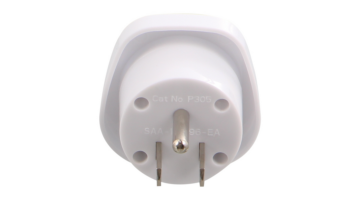 Lewis N. Clark Australia to USA Grounded Adapter Plug