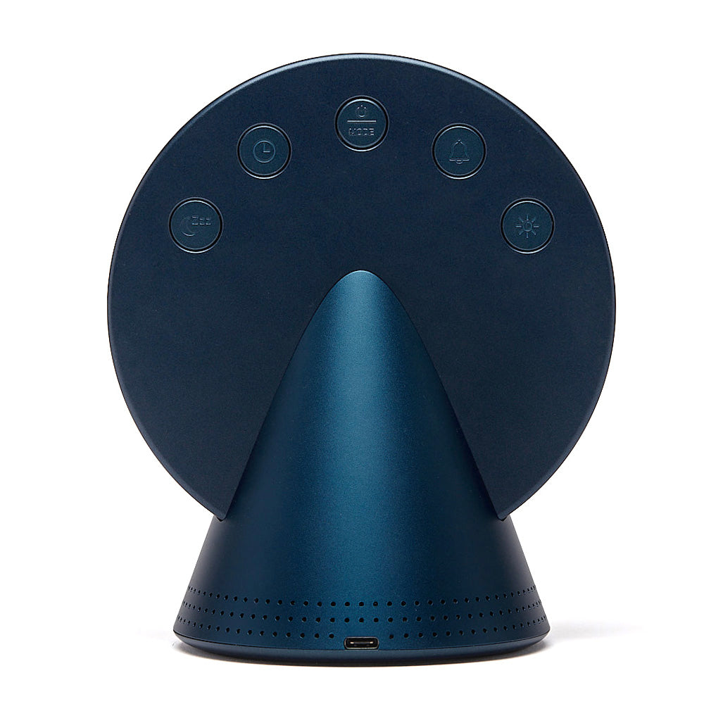 Lexon Conic Radio Alarm Clock - Blue (With Fm & Built-In Bluetooth Speaker)